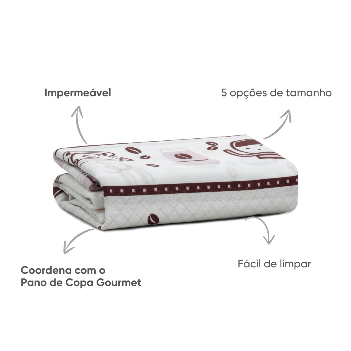 toalha de mesa gourmet super lima appel home cafe