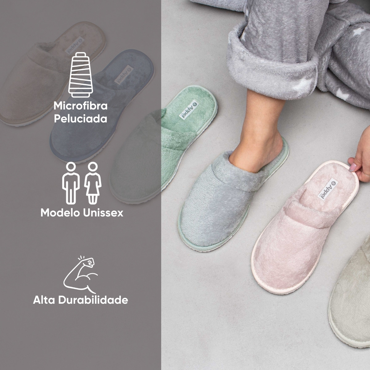 pantufa flannel appel