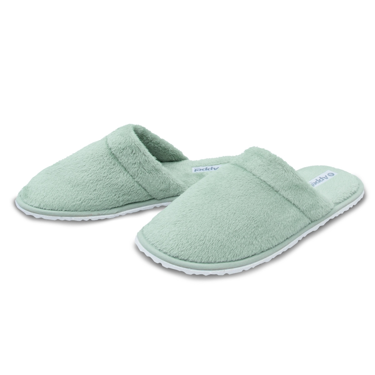 pantufa microfibra flannel menta