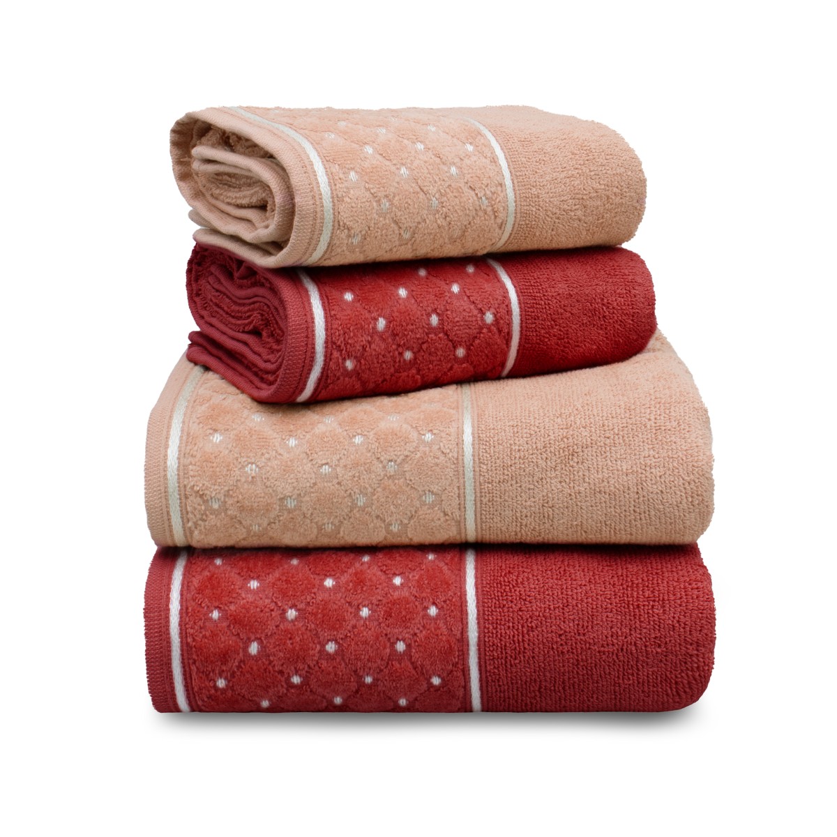 jogo toalha safira rosa paprica ceramica