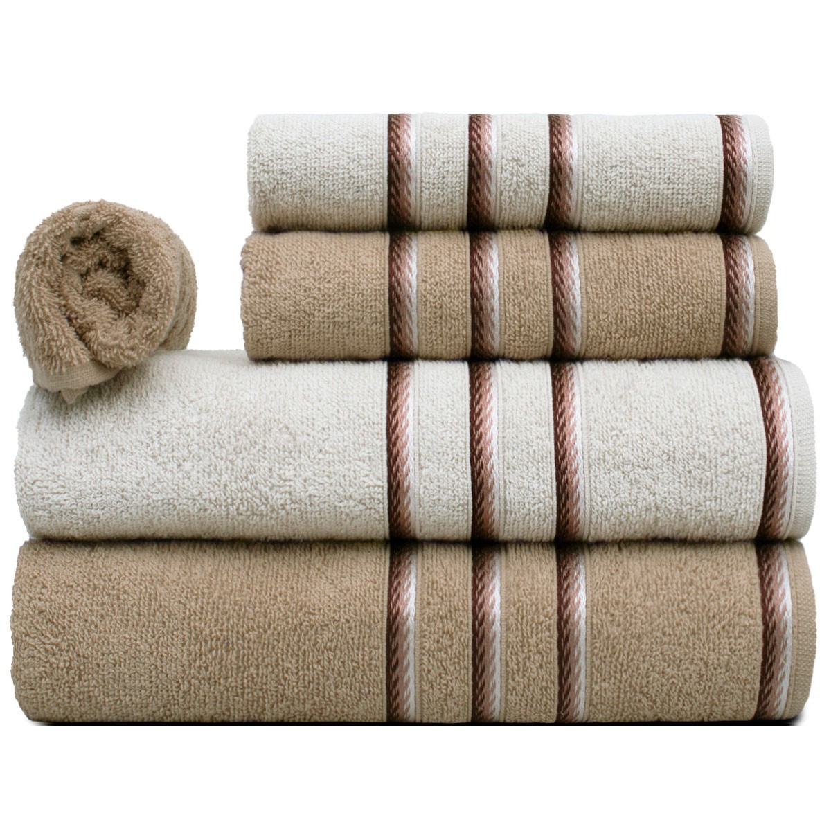 jogo de toalha banhao 5 pecas classic appel 5