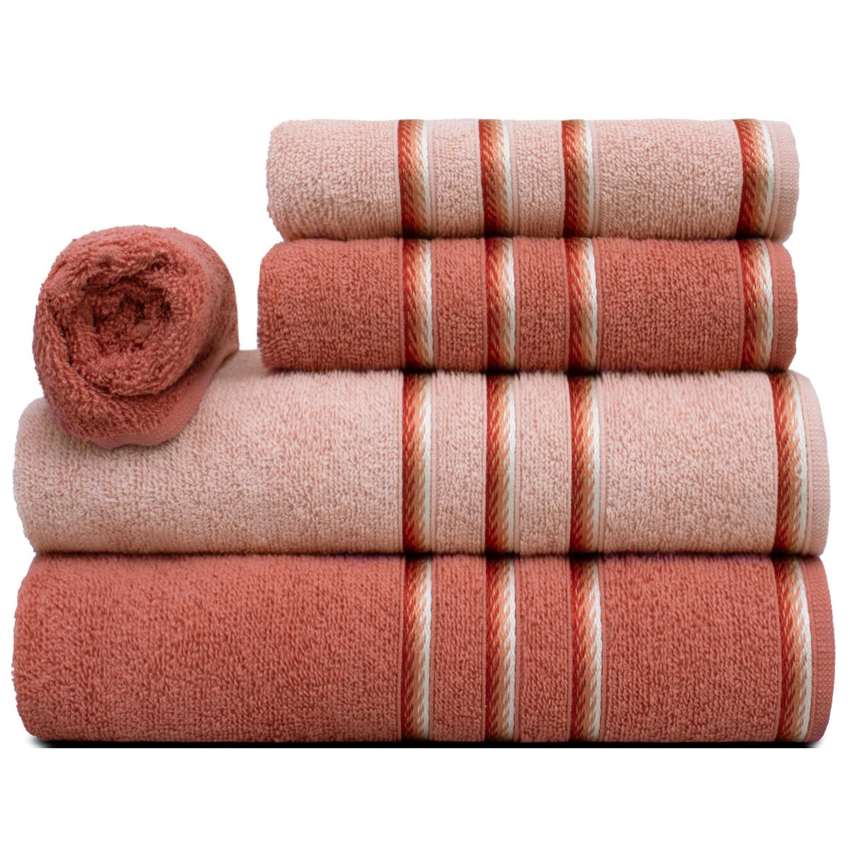 jogo de toalha banhao 5 pecas classic appel 7