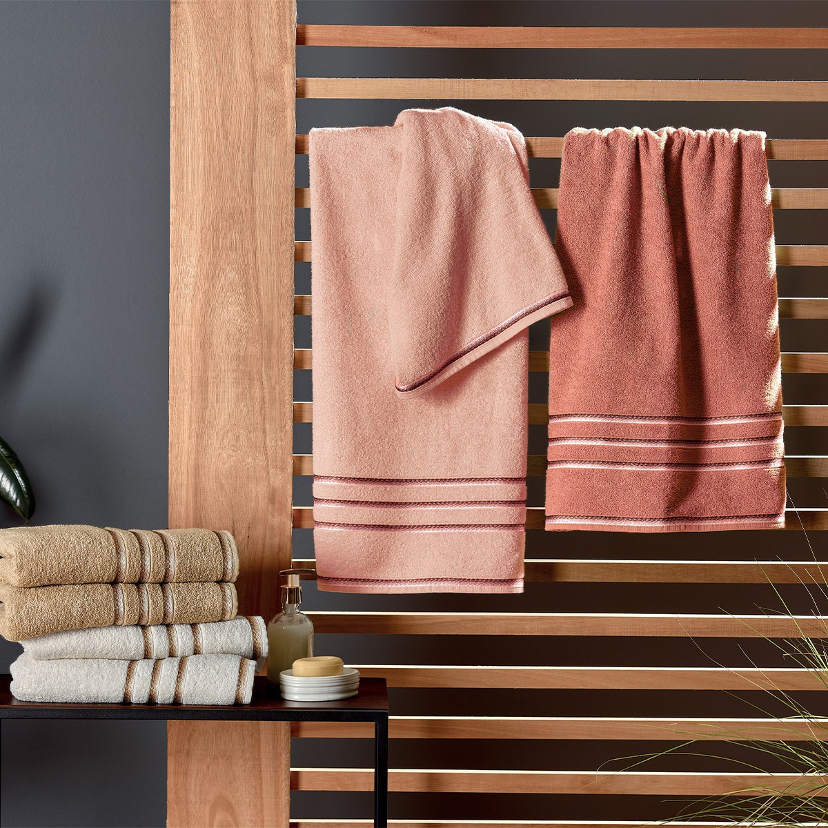 jogo de toalha banhao 5 pecas classic appel 9