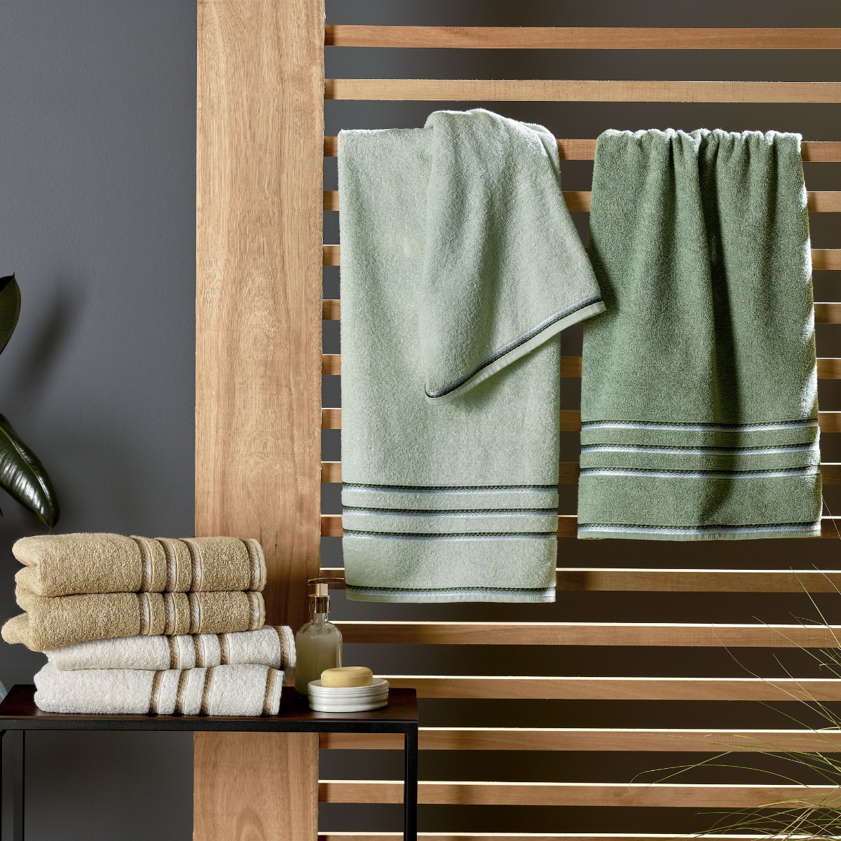 jogo de toalha banhao 5 pecas classic appel 10