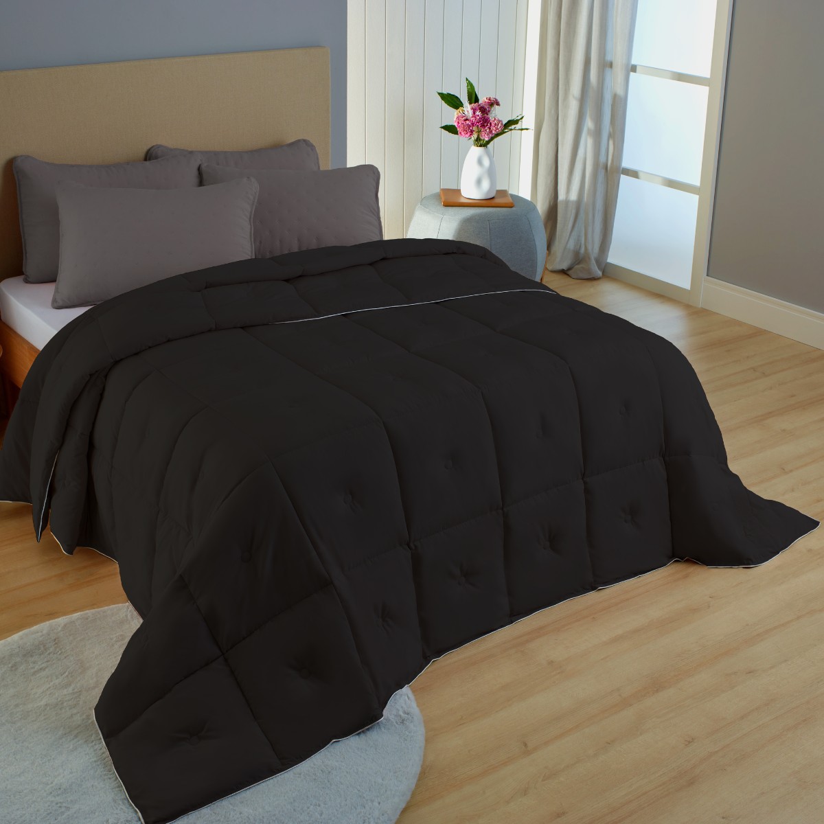 edredom diamond black