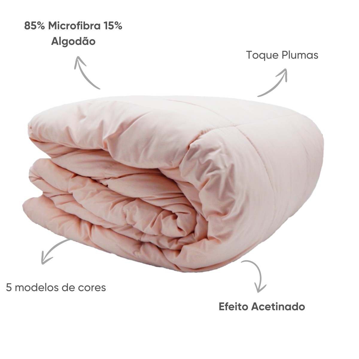 edredom diamond rosa lottus 9