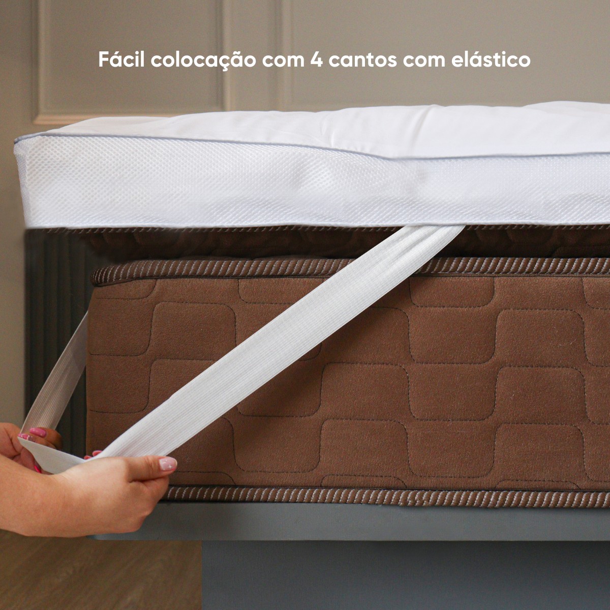 pillow top toque de plumas diamond appel 3