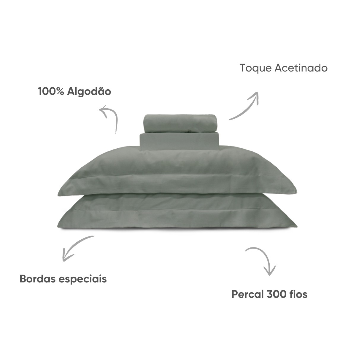 jogo de cama liso nobless 300 fios appel 31