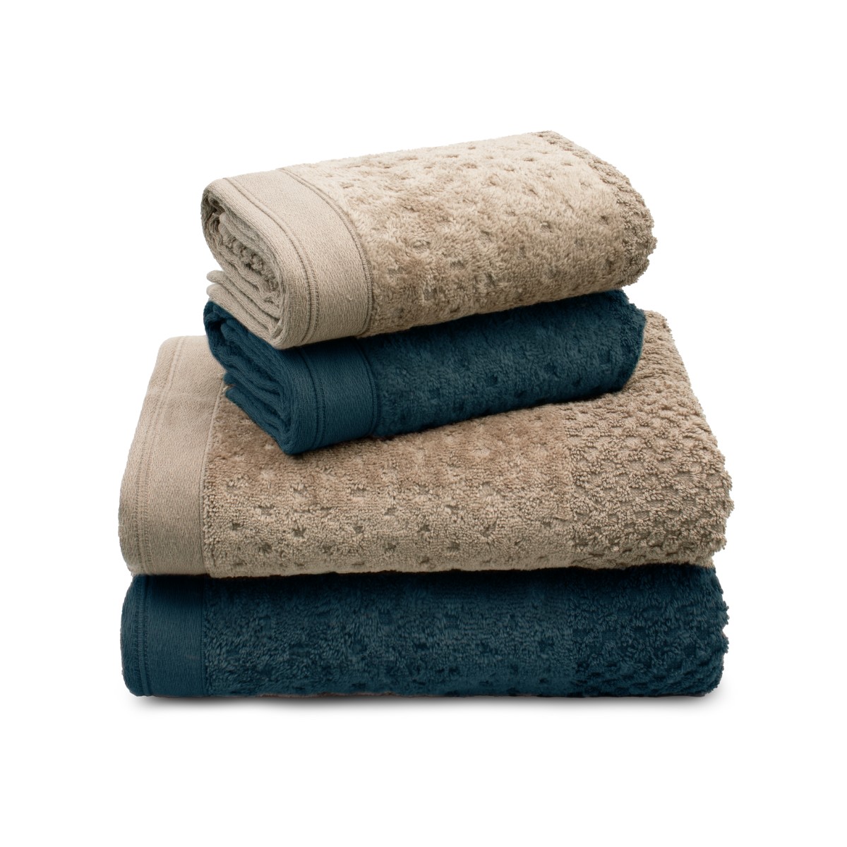 jogo 4 pcs azul canoa