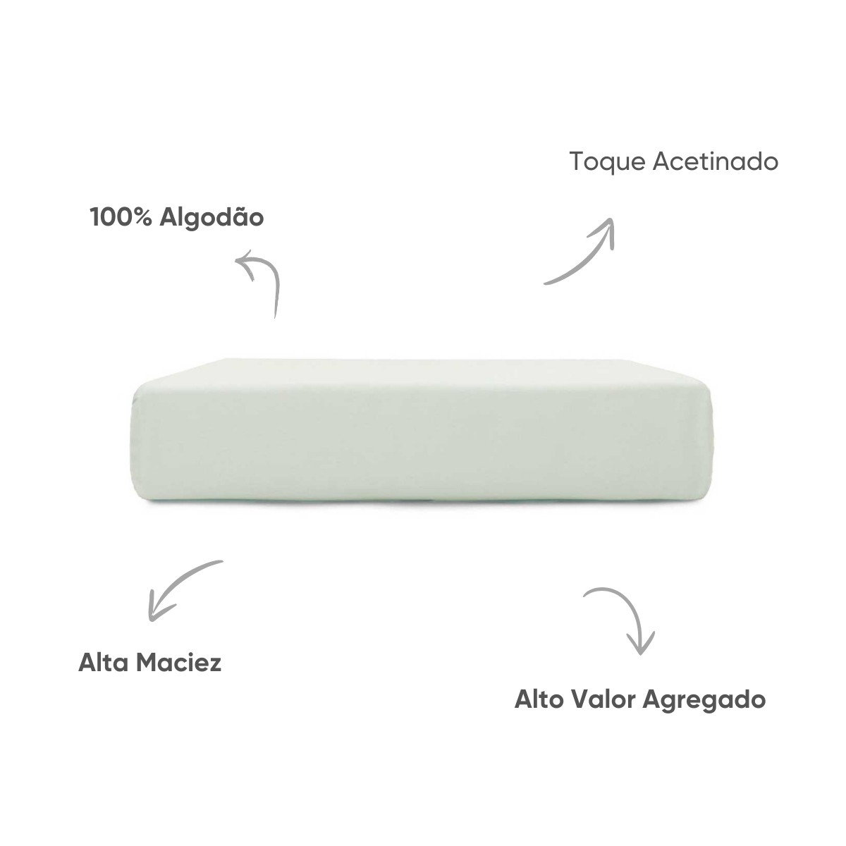 lencol com elastico liso nobless appel 35