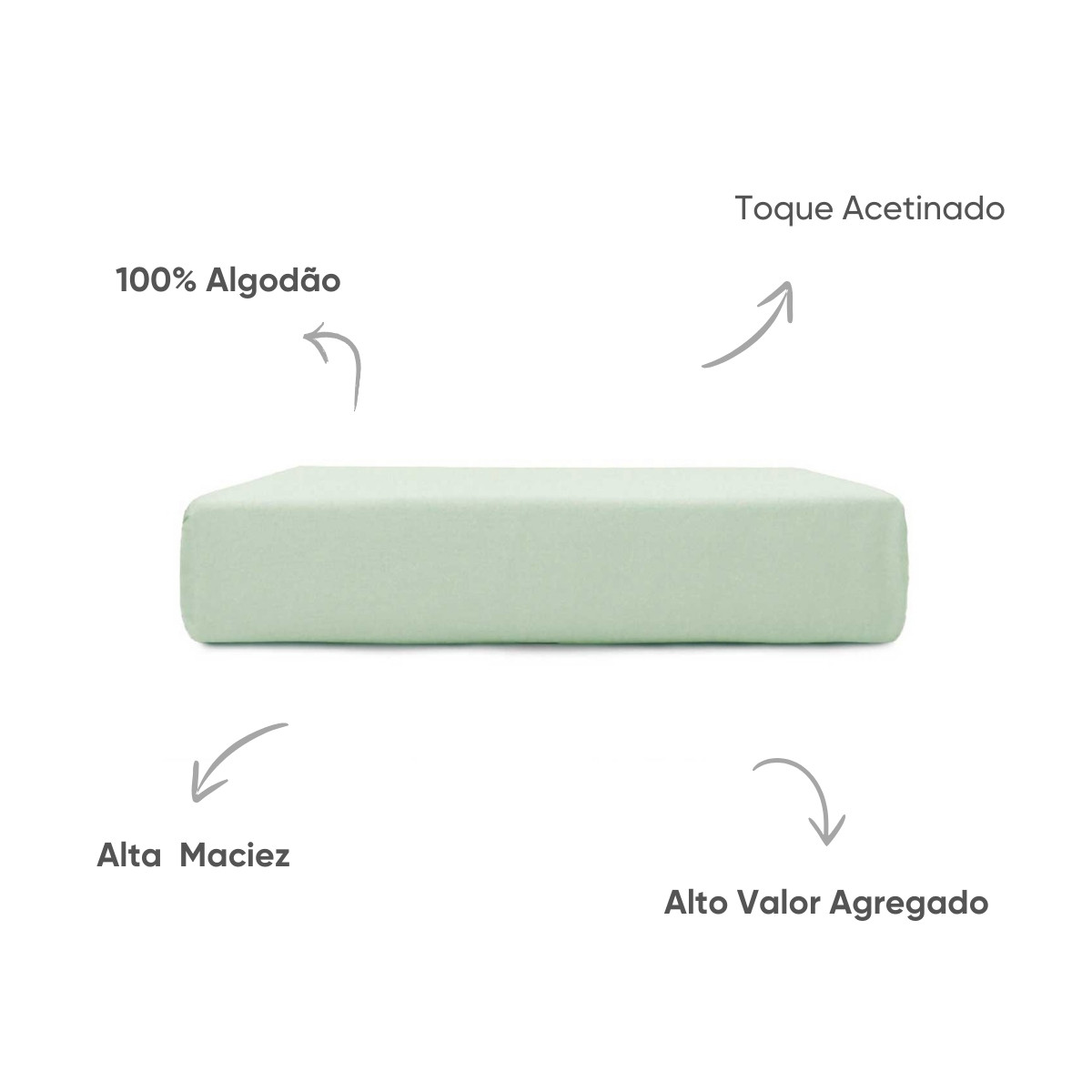 lencol com elastico liso nobless appel 40