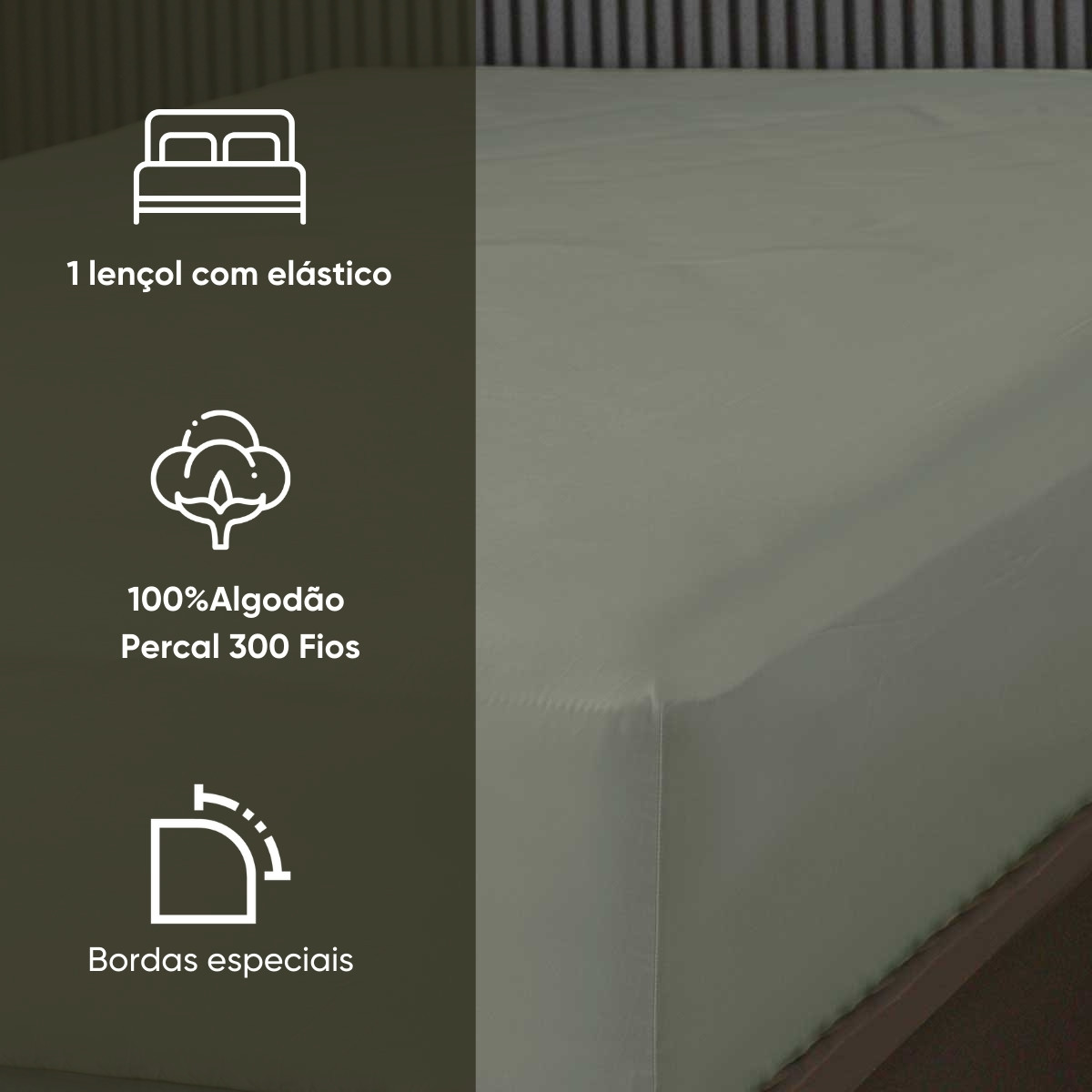 lencol com elastico liso nobless appel 43