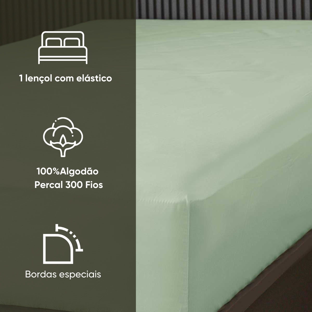 lencol com elastico liso nobless appel 45