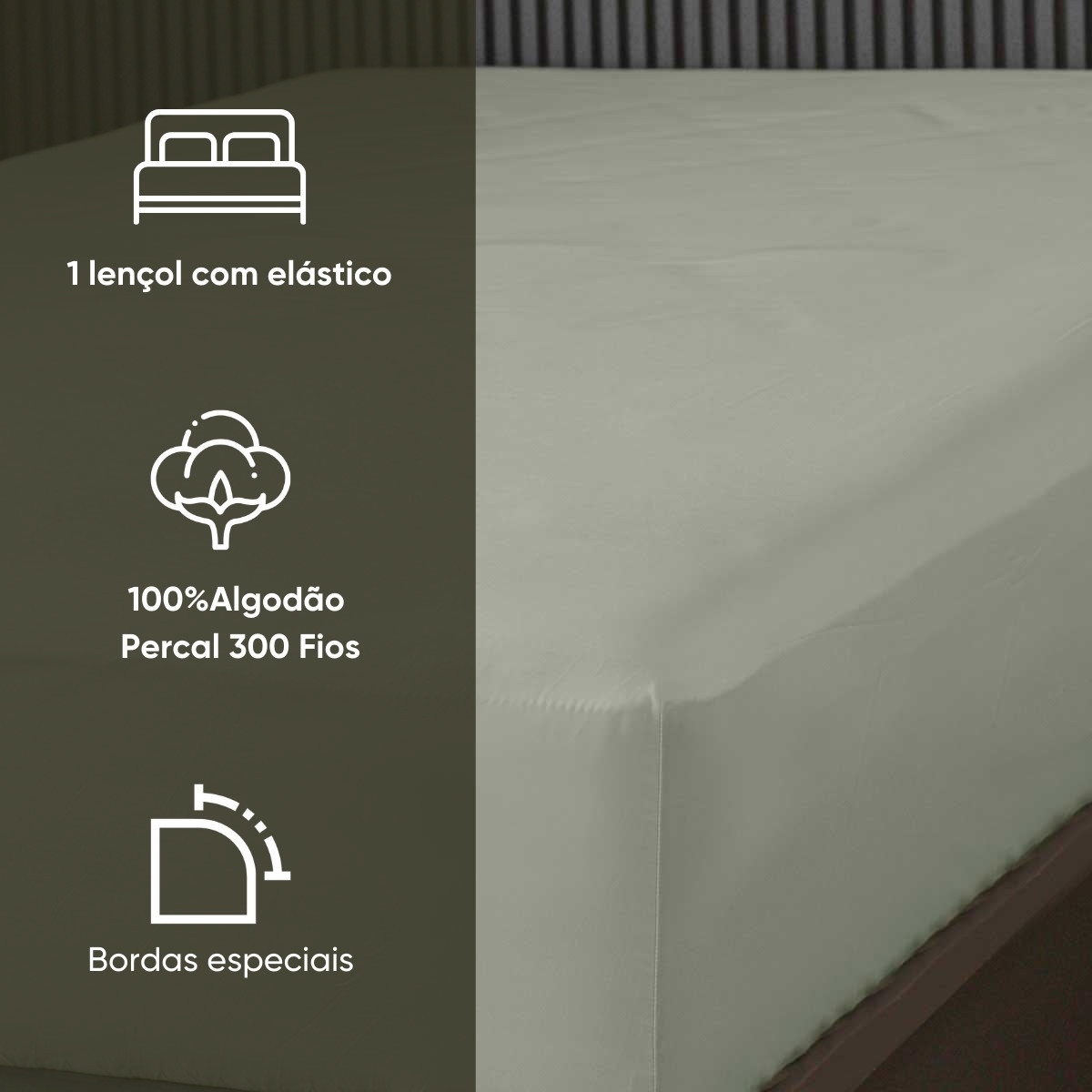 lencol com elastico liso nobless appel 46