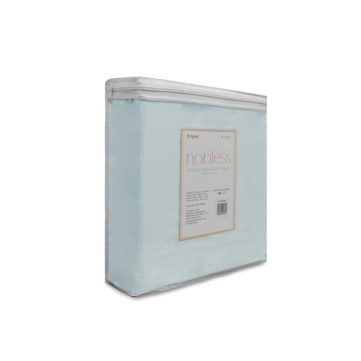 lencol com elastico liso nobless appel 25