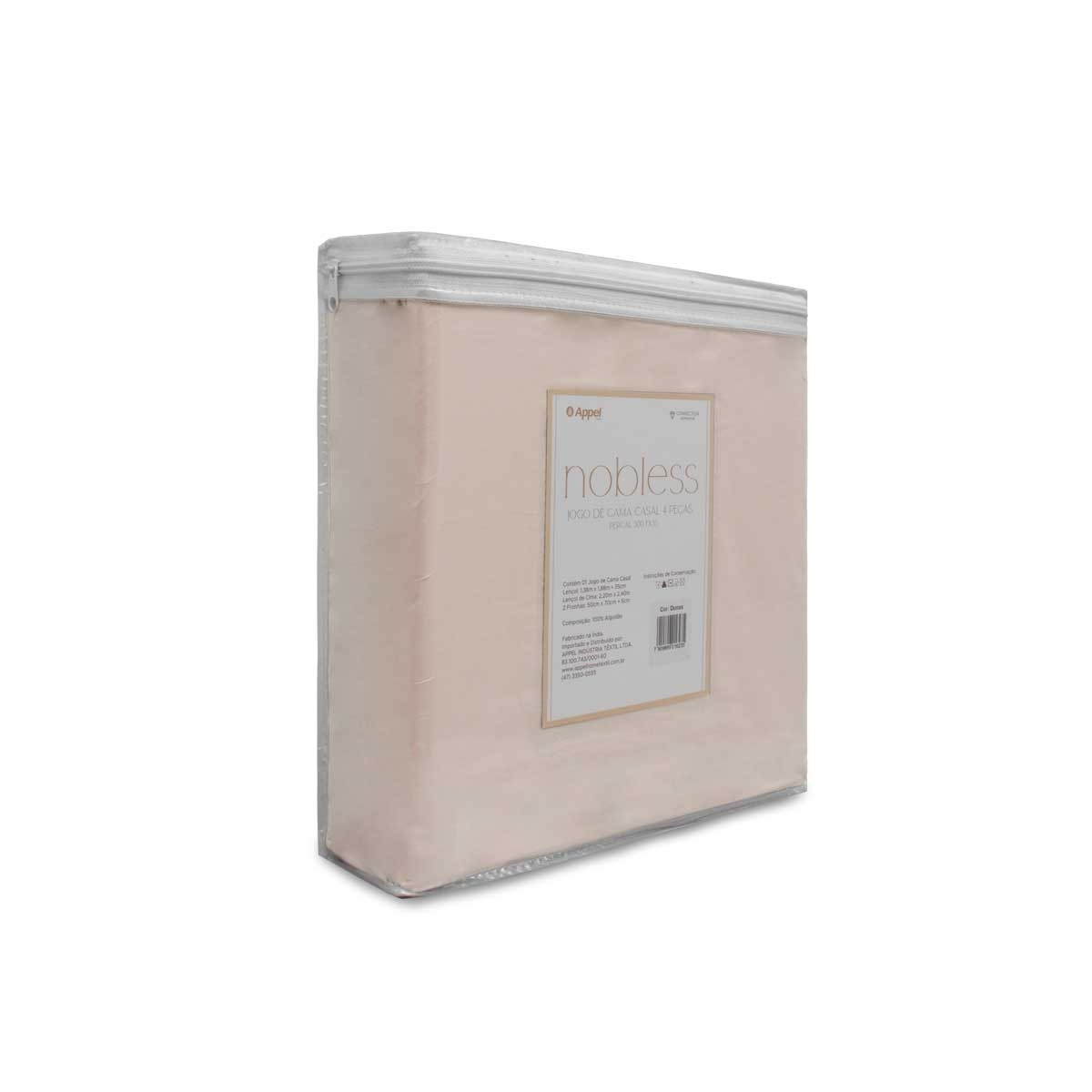 lencol com elastico liso nobless appel 26