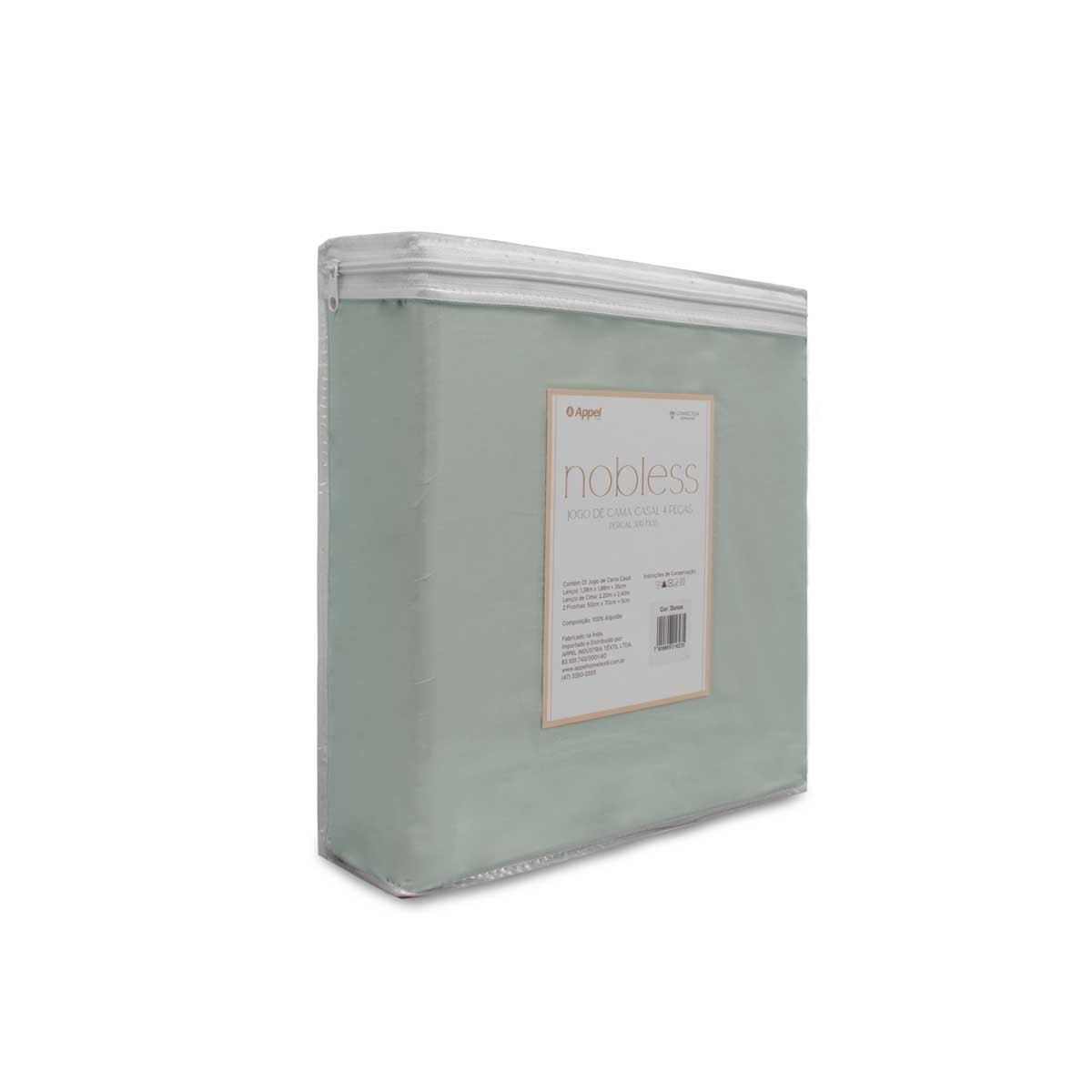 lencol com elastico liso nobless appel 27