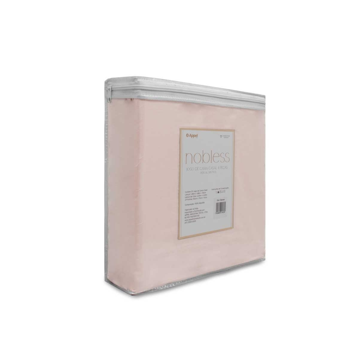 lencol com elastico liso nobless appel 28