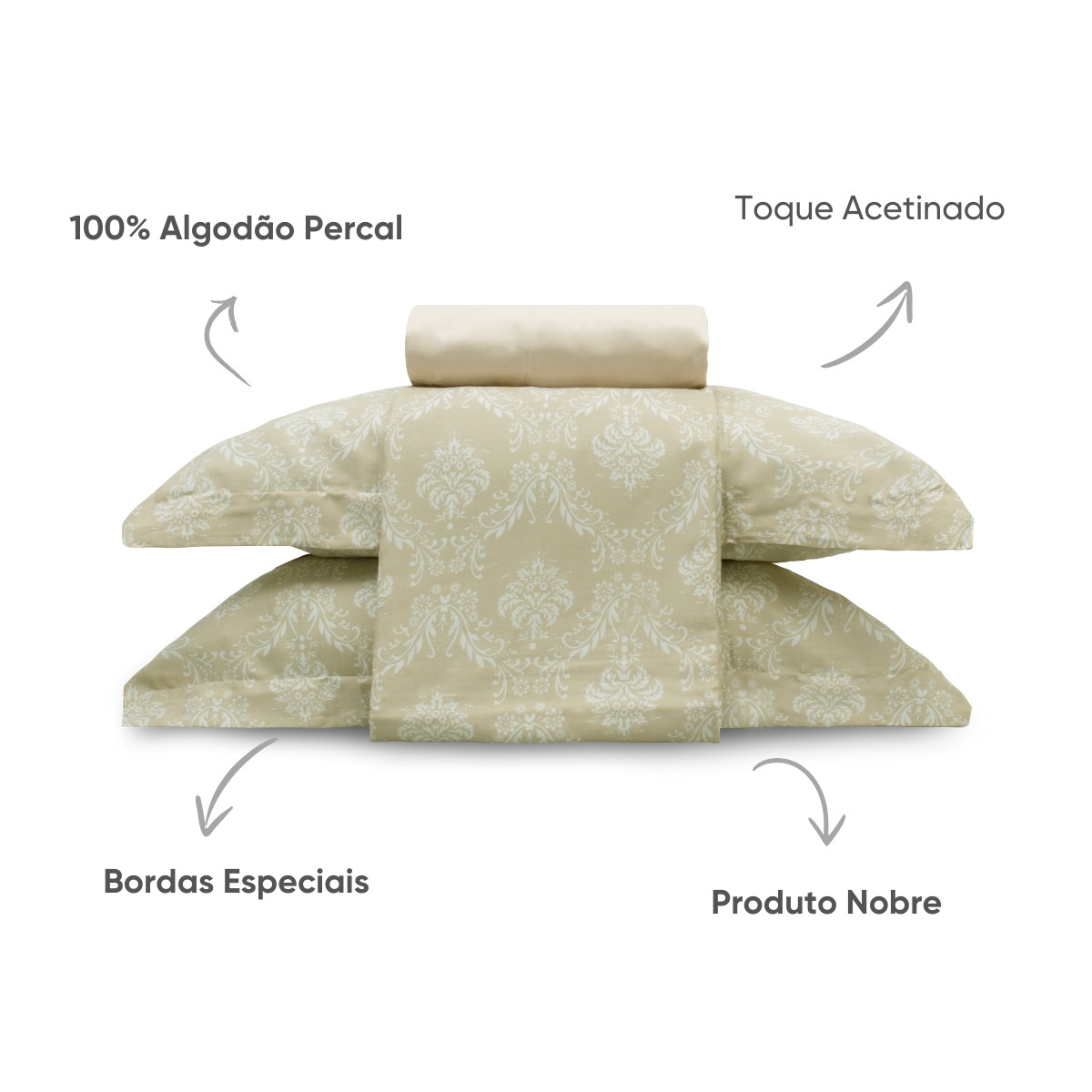 jogo de cama nobless estampado appel 16