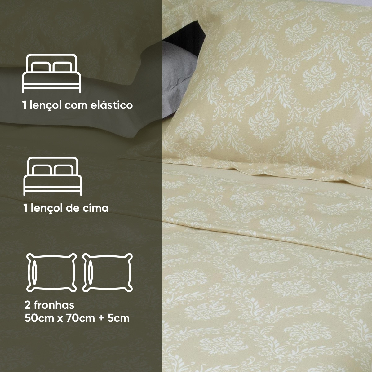 jogo de cama nobless estampado appel 26