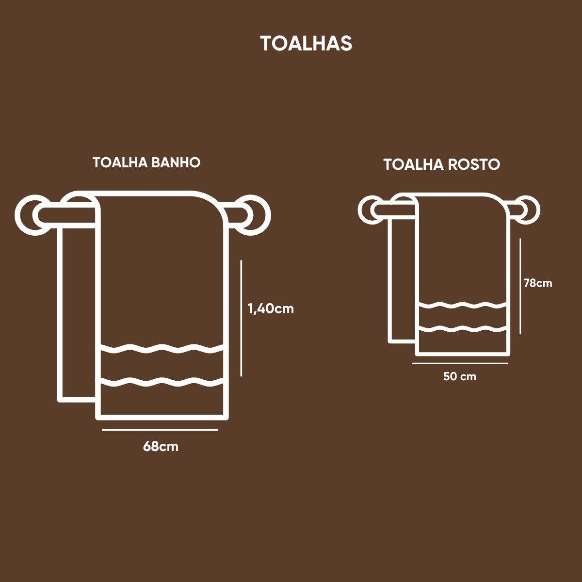 01 jogo de banho 2 pecas hotelaria deluxe appel home