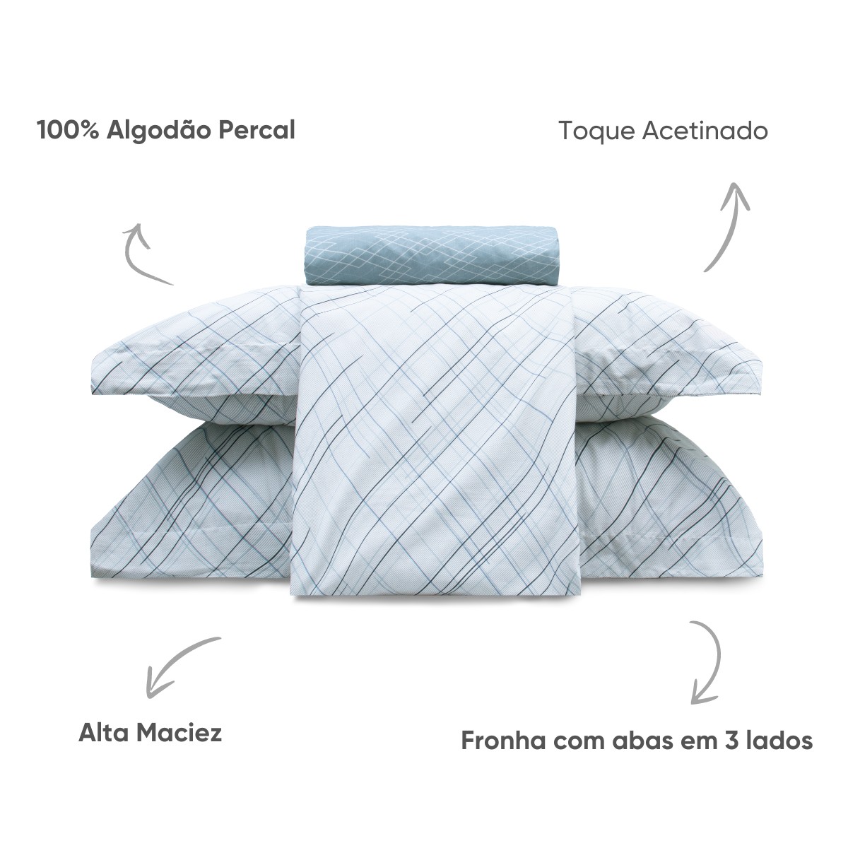 jogo de cama cotton dreams appel 17