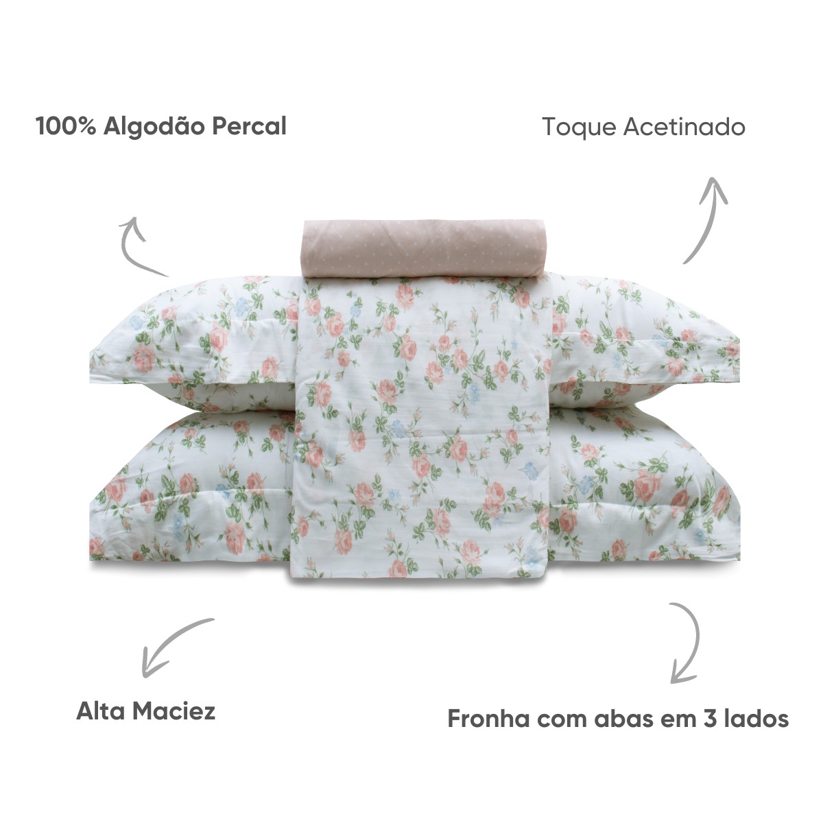 jogo de cama cotton dreams appel 19