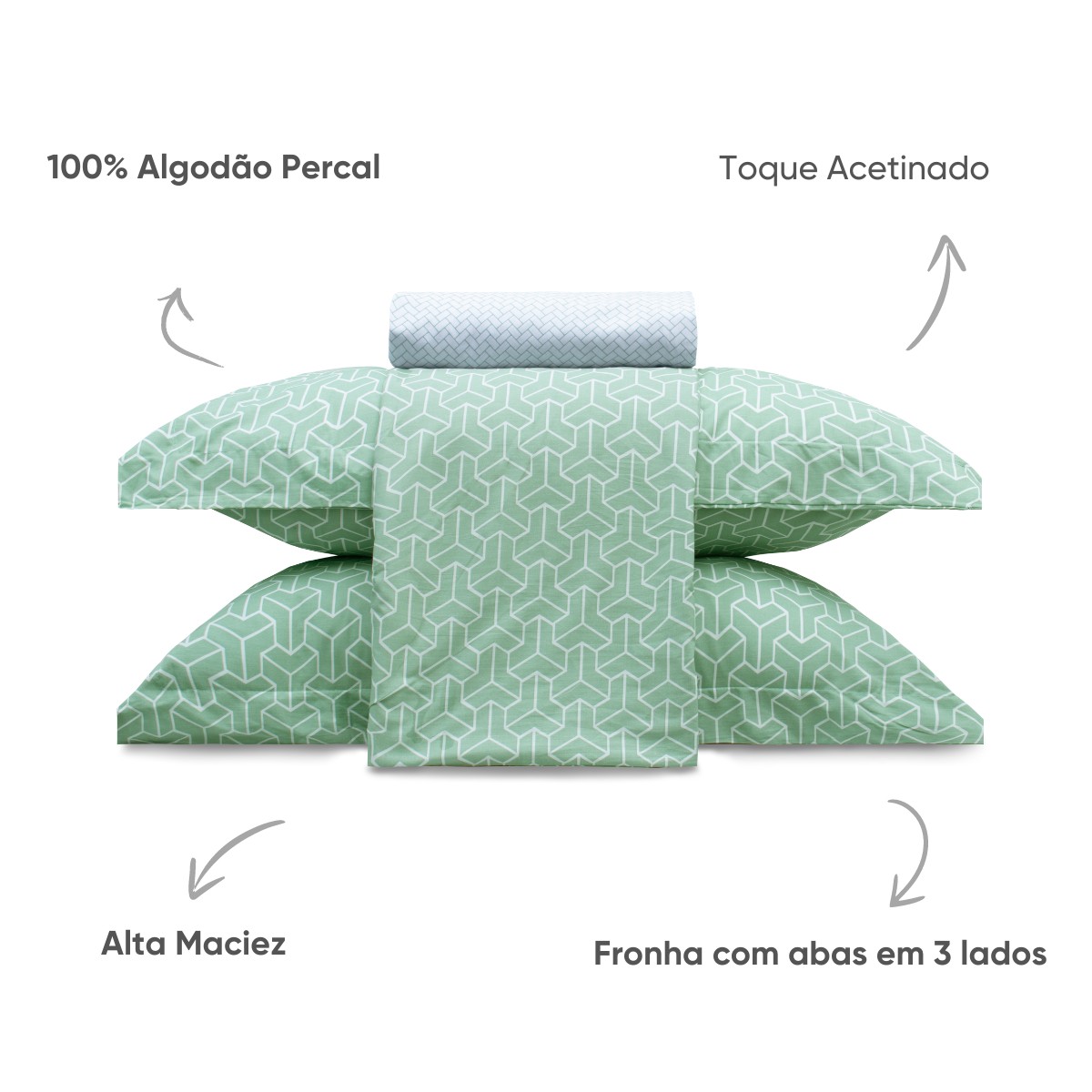 jogo de cama cotton dreams appel 21