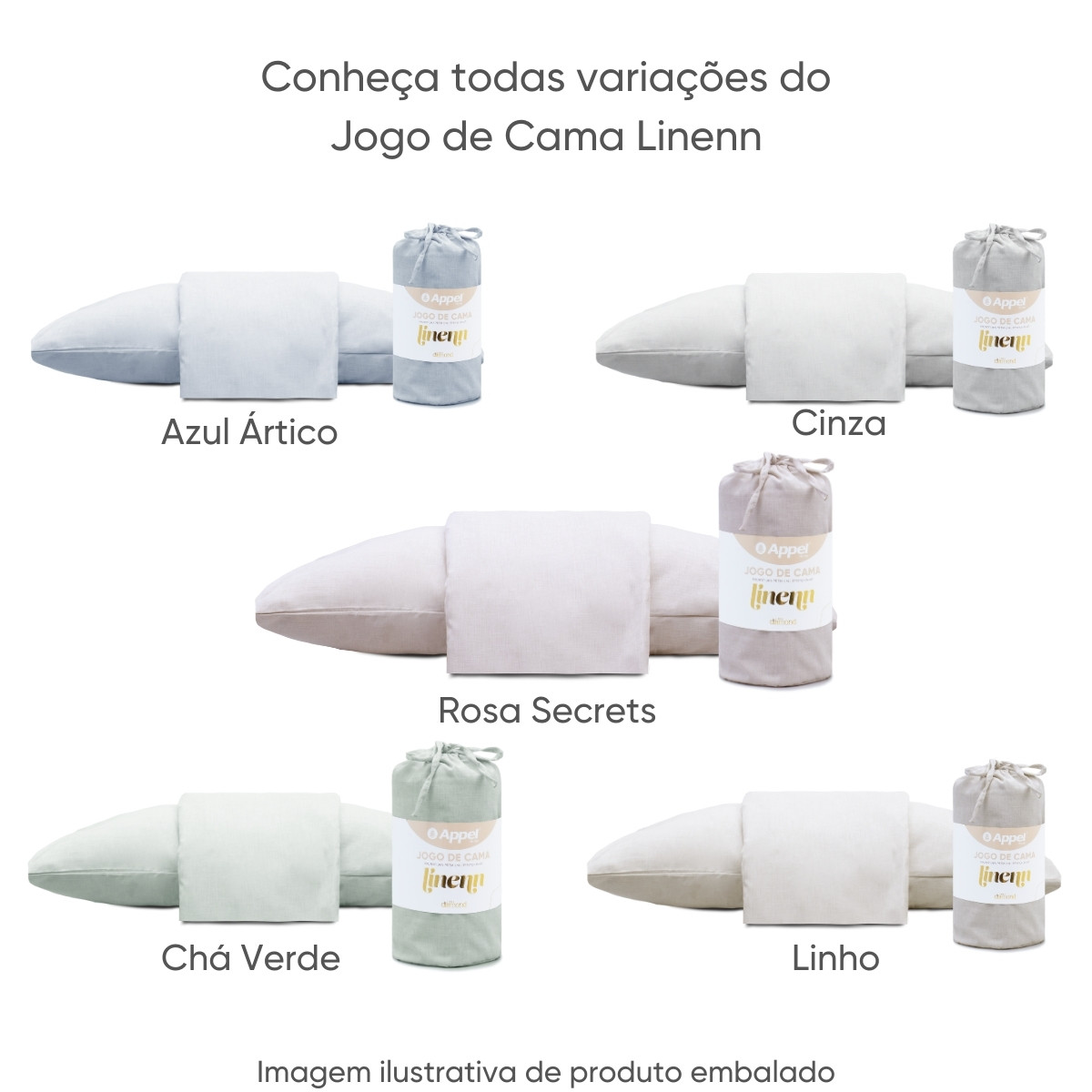 jogo de cama linenn 16