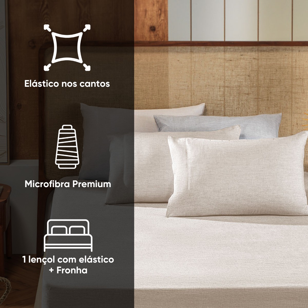 jogo de cama linenn 20