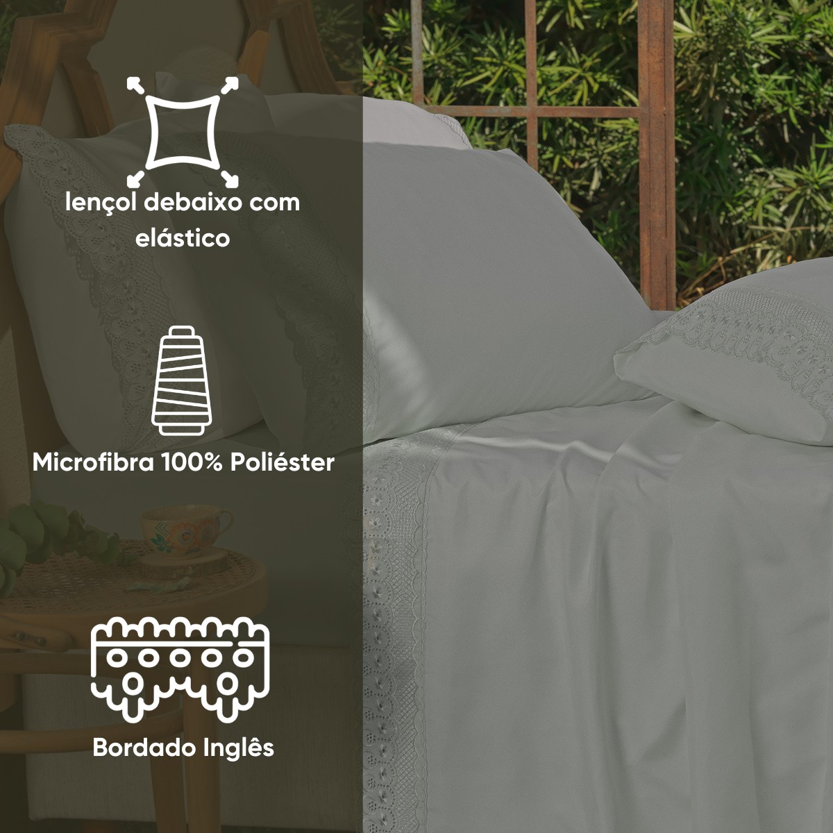 jogo de cama bordare appel 15