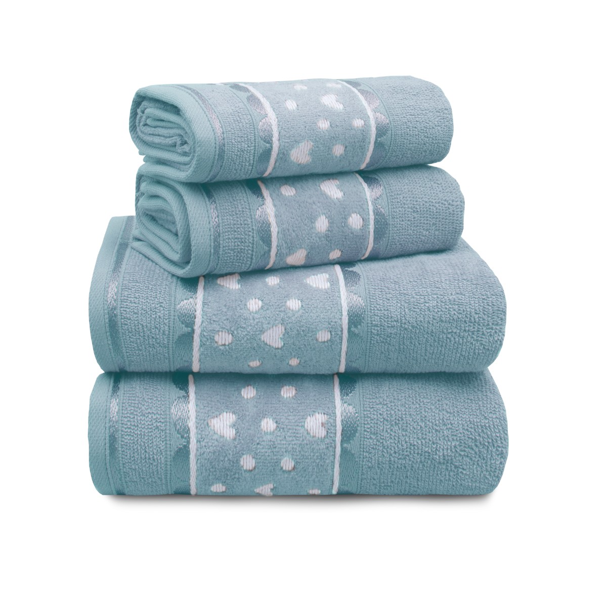 jogo 4 pcs azul bali