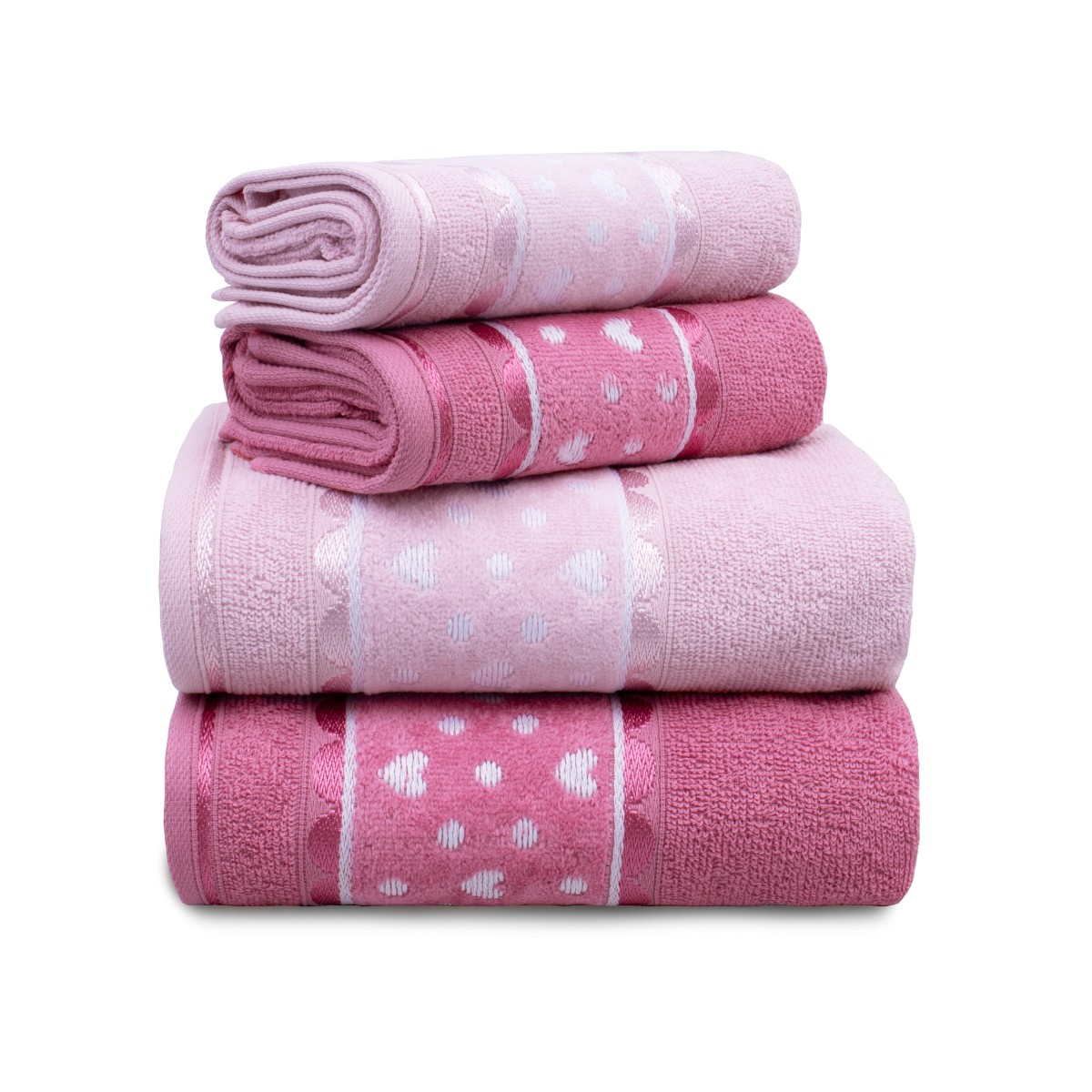 jogo 4 pcs ipe rosa rosa nave