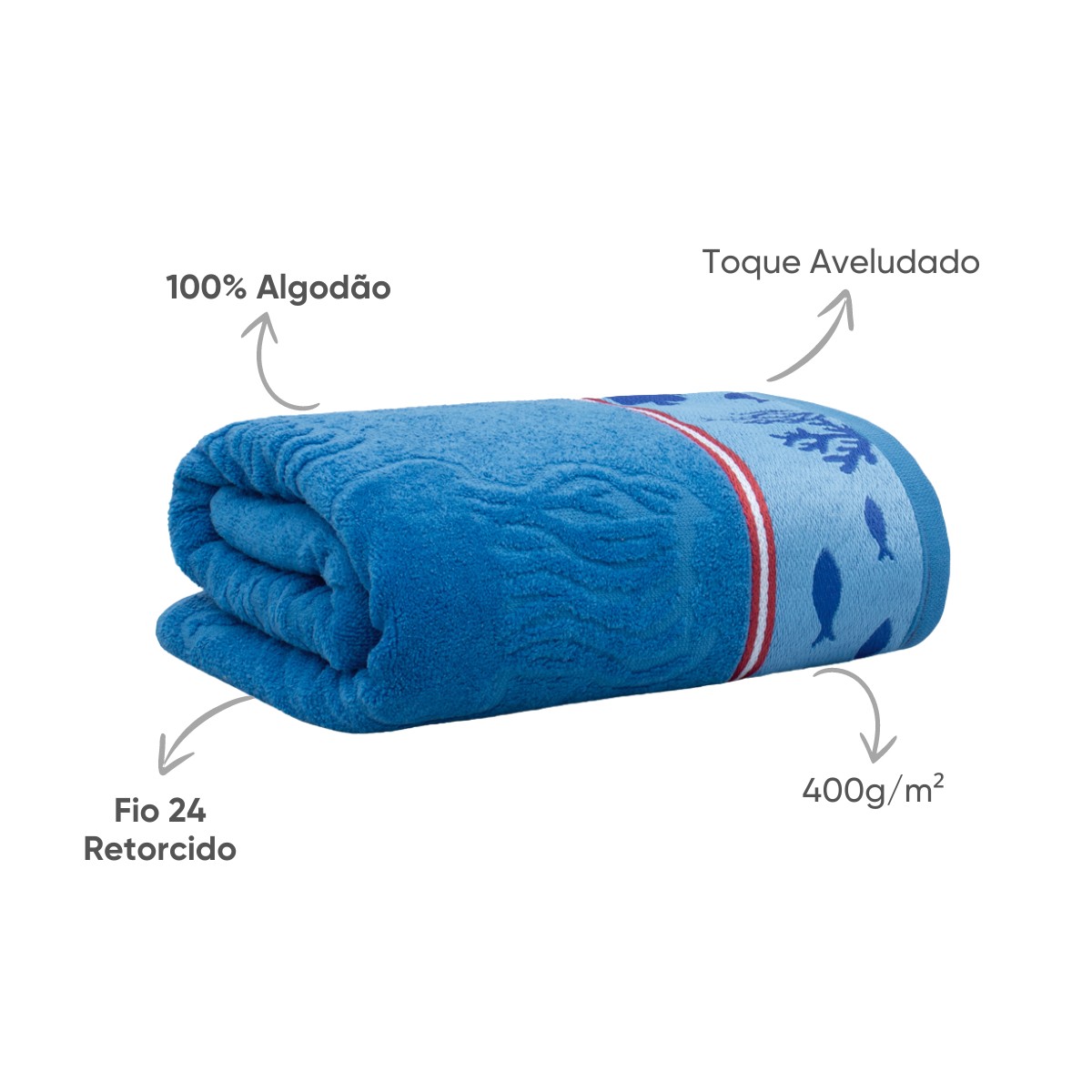 toalha beach algodao appel home mergulho