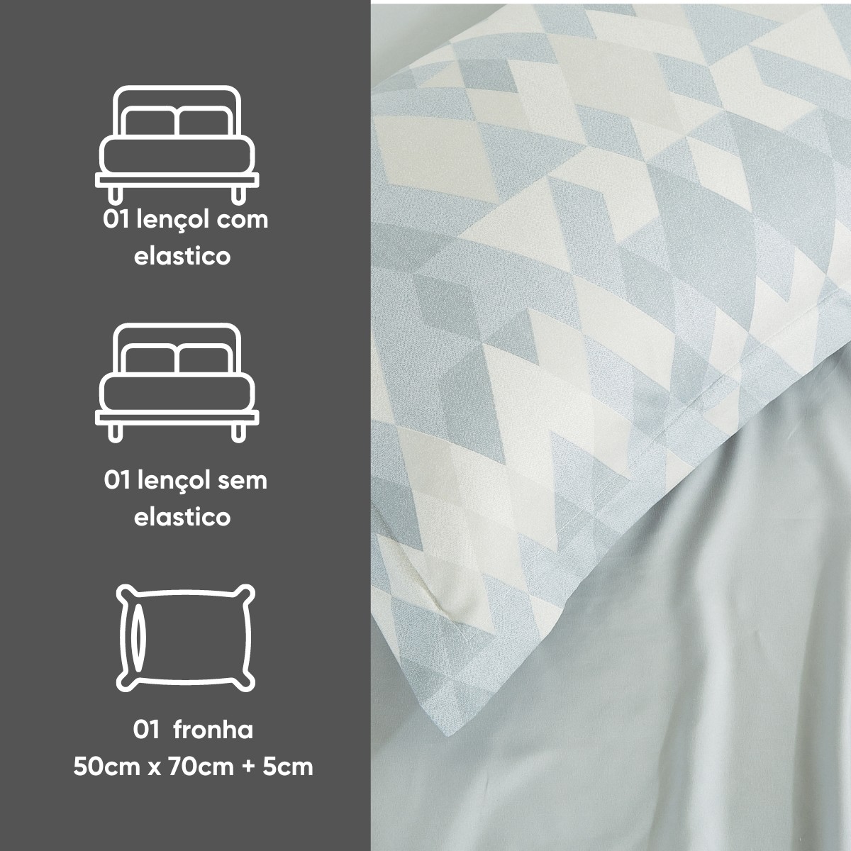 jogo de cama estampa delicada charme appel home stone