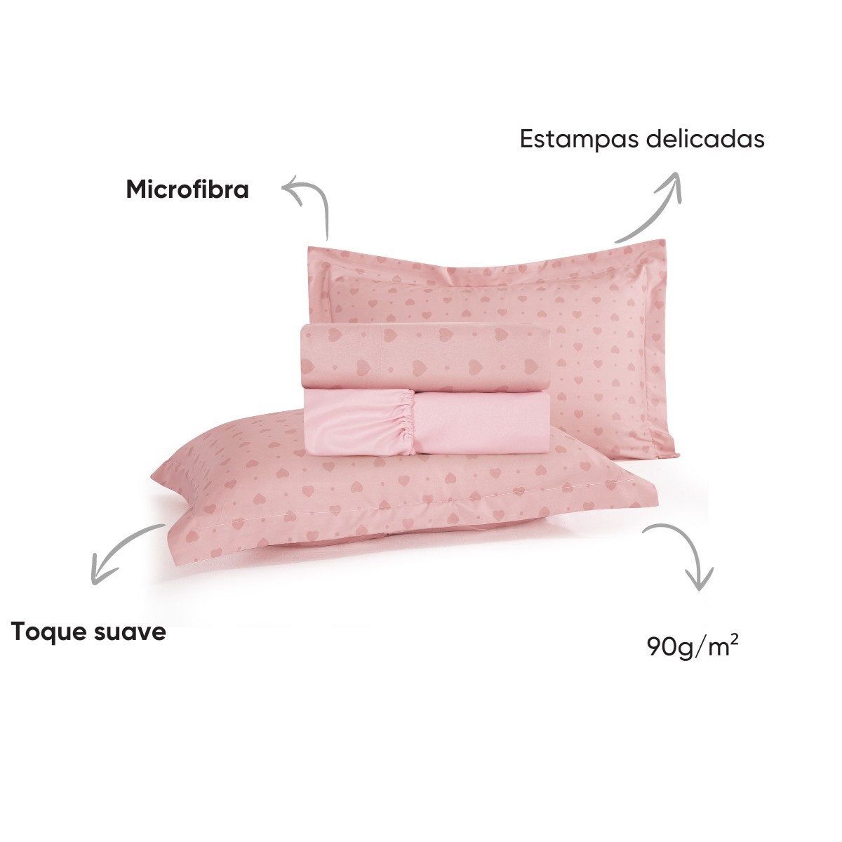 jogo de cama estampado appel home romance