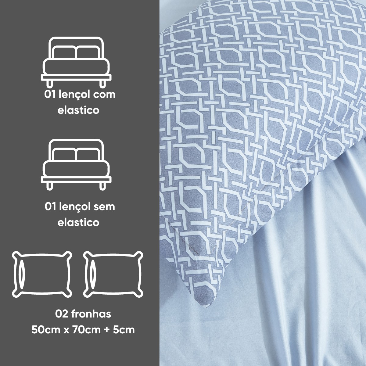 jogo de cama estampado charme appel home cosmo