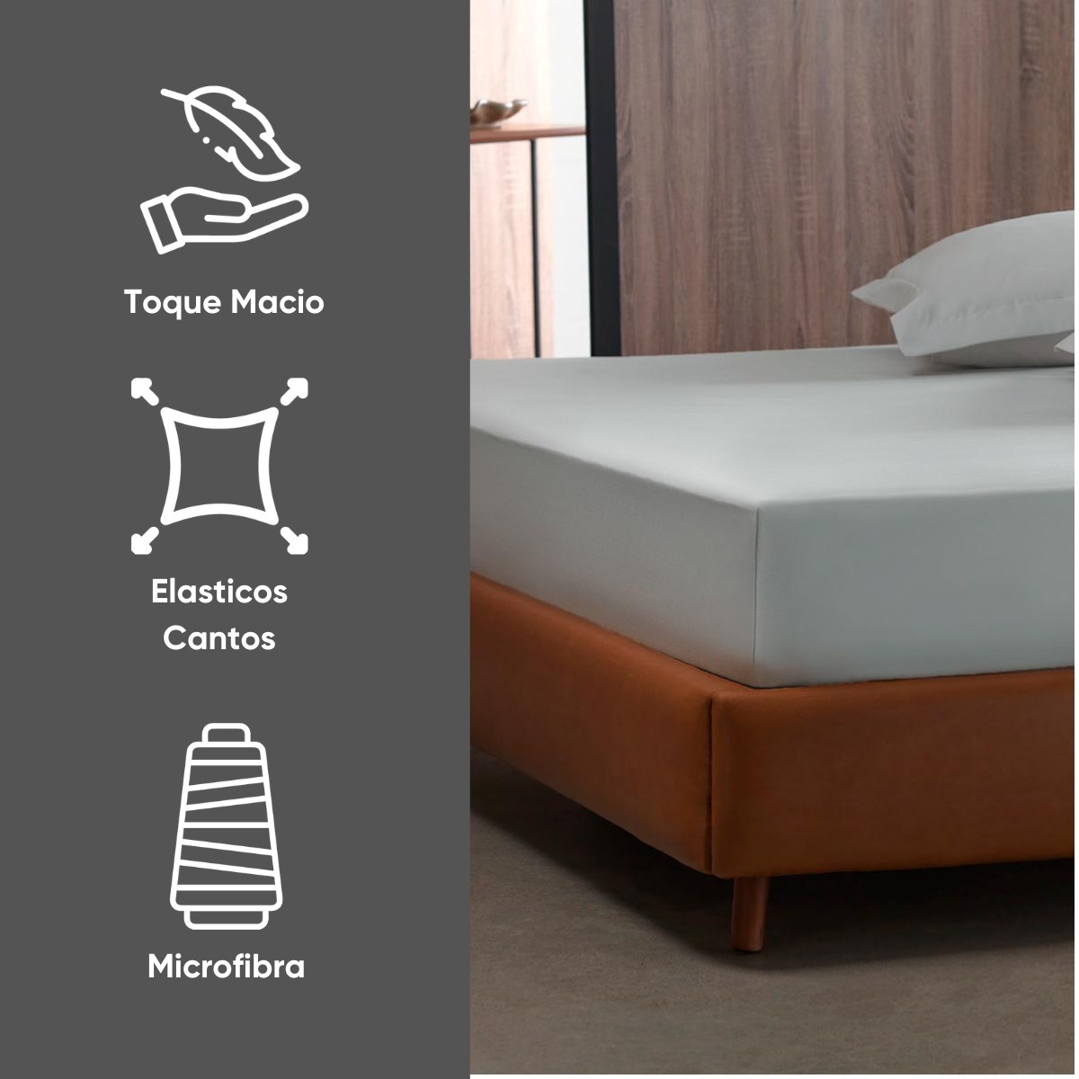 lencol charme cores cinza