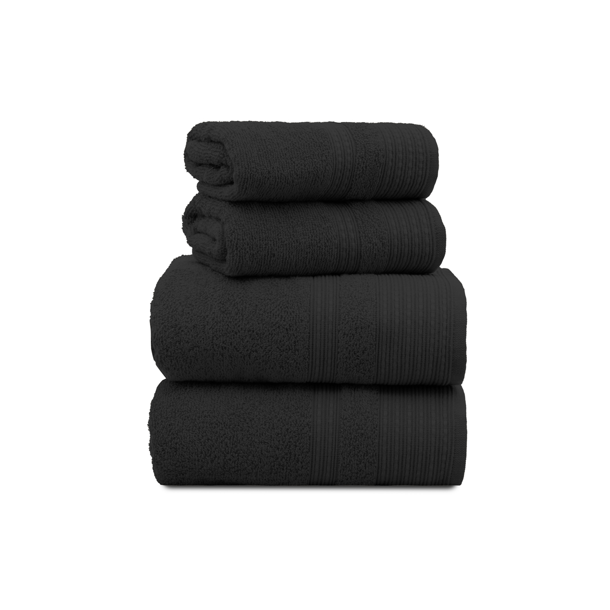 jogo de toalha cosmopolita 4pc preto still