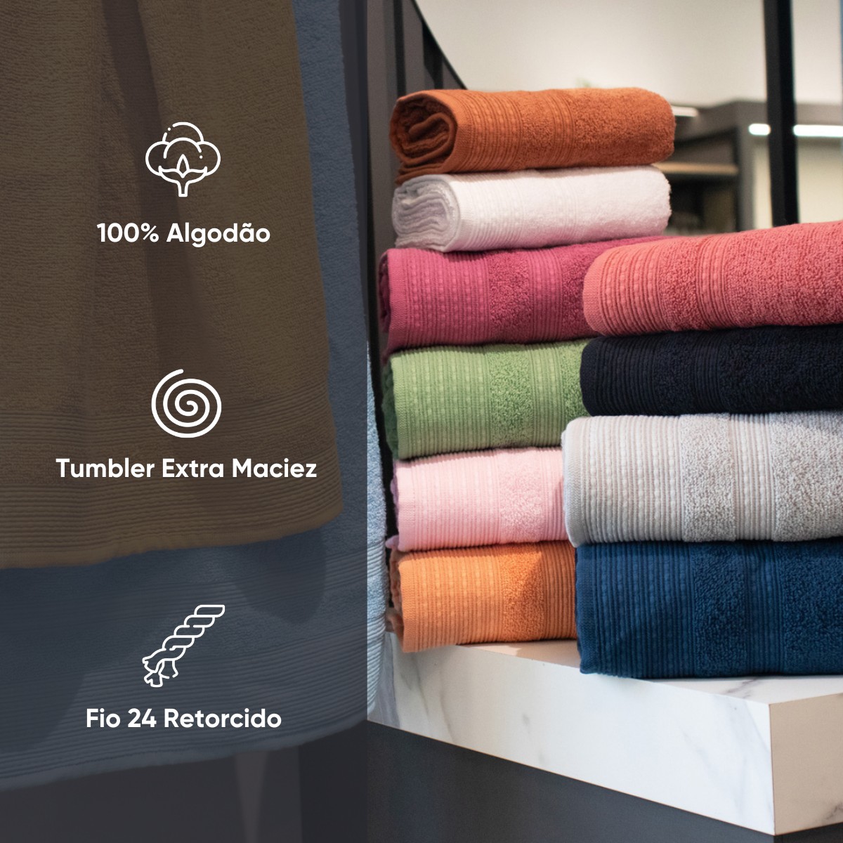 toalha cosmopolita banho e rosto algodao