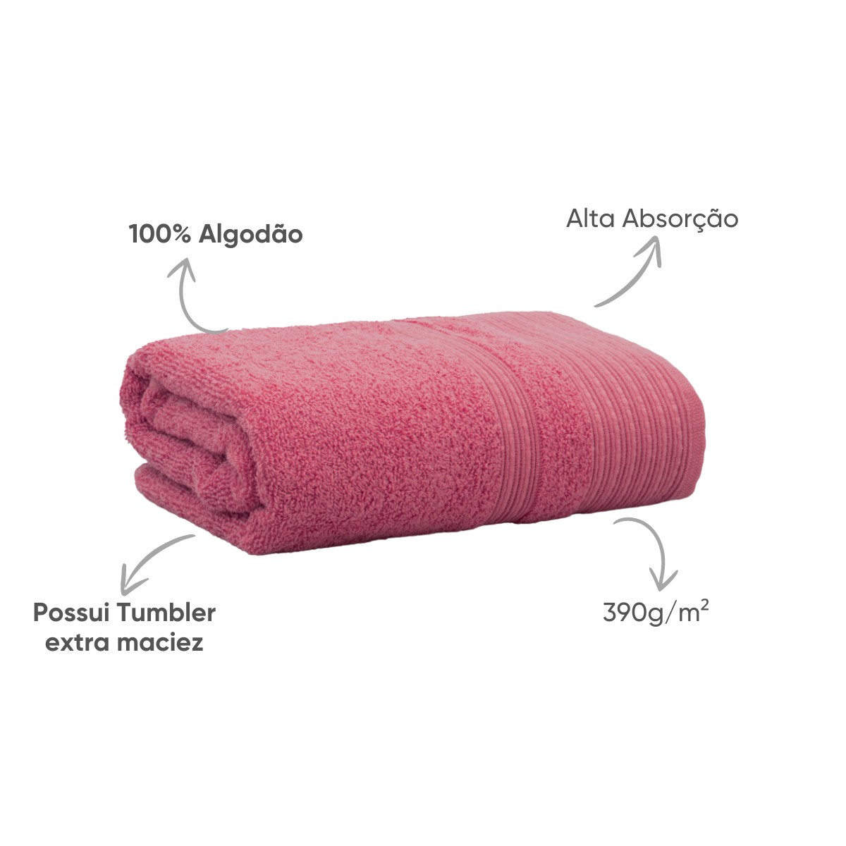 toalha cosmopolita banho e rosto vinho seco