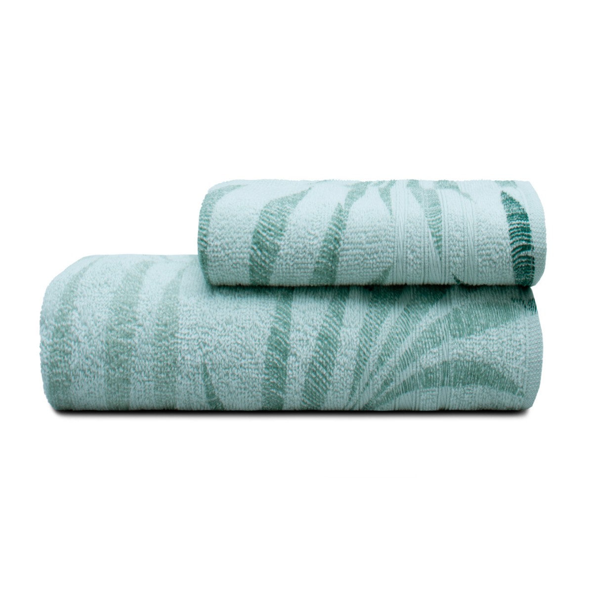 jogo 2 pcs verde folha