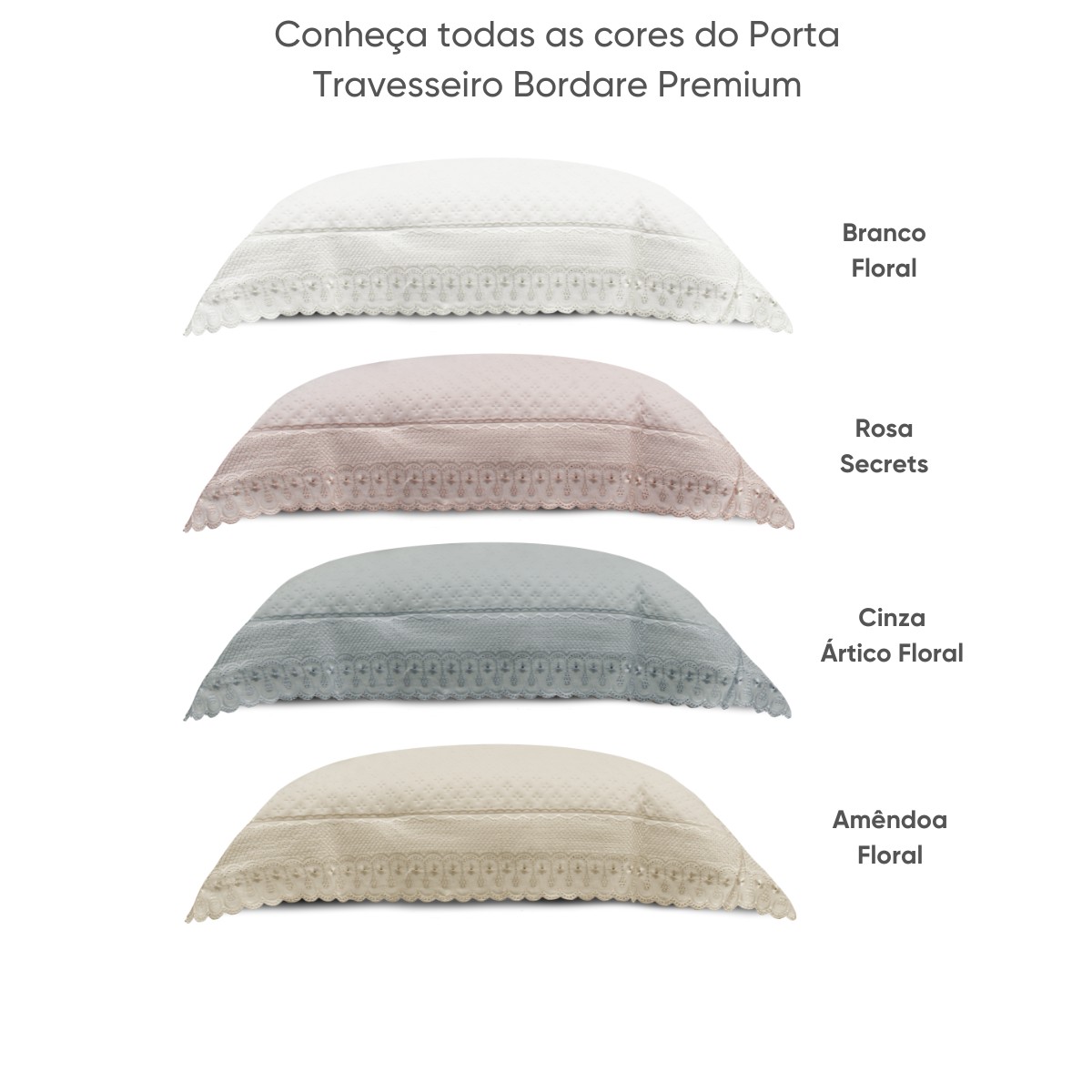 porta travesseiro bordare premium appel variacoes