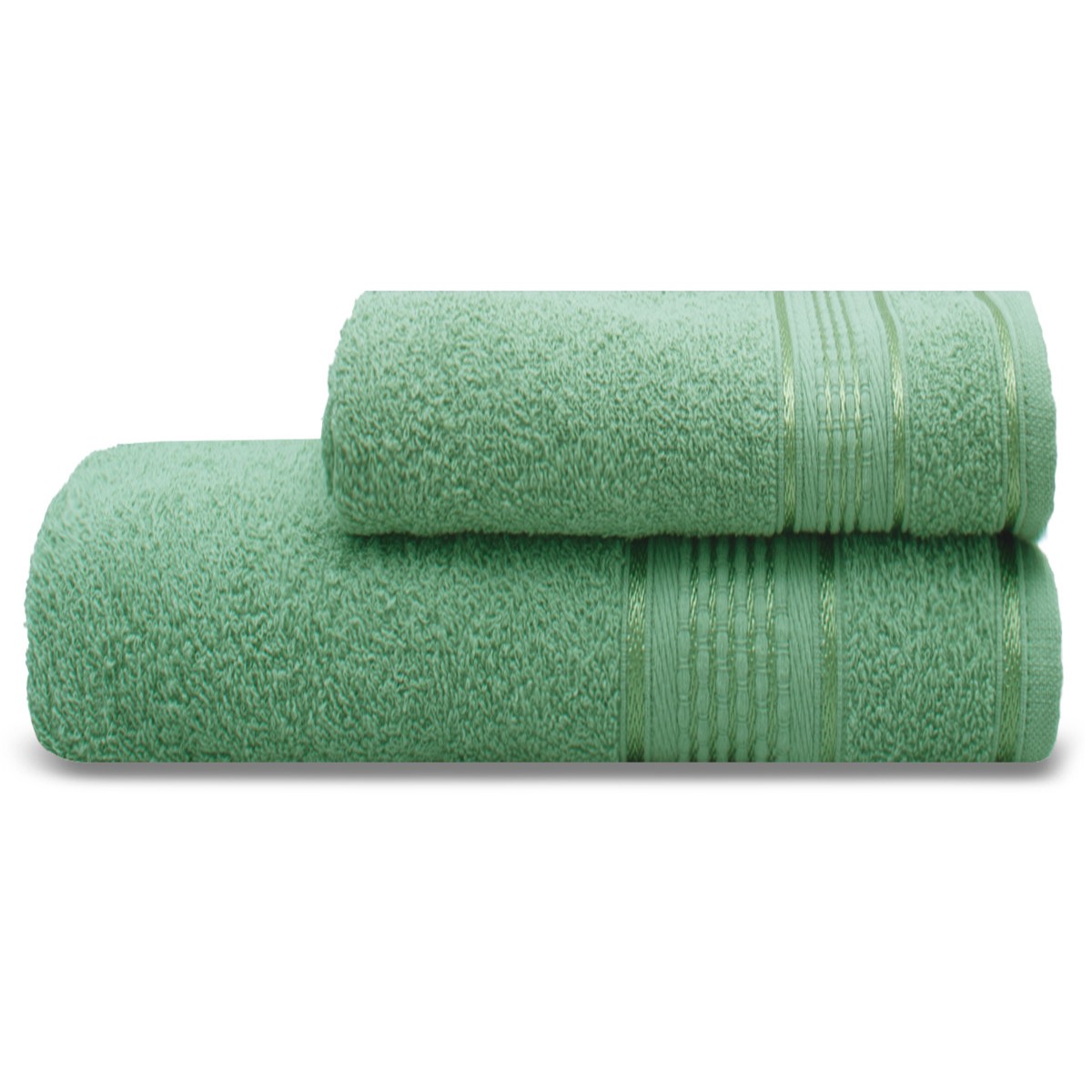 jogo 2 pcs verde eucalipto monarca