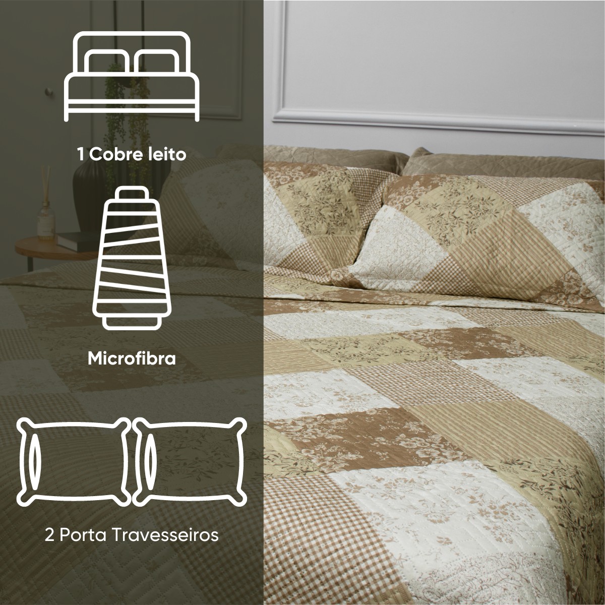 kit cobre leito appel home 16