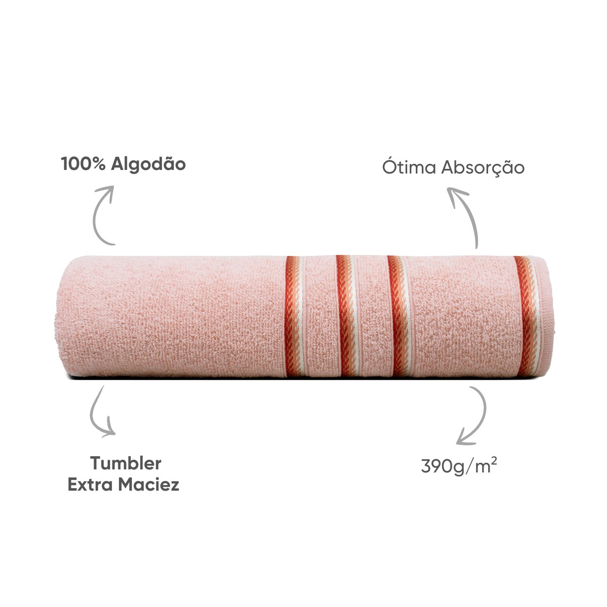 07 toalha de banho 100 algodao classic appel home