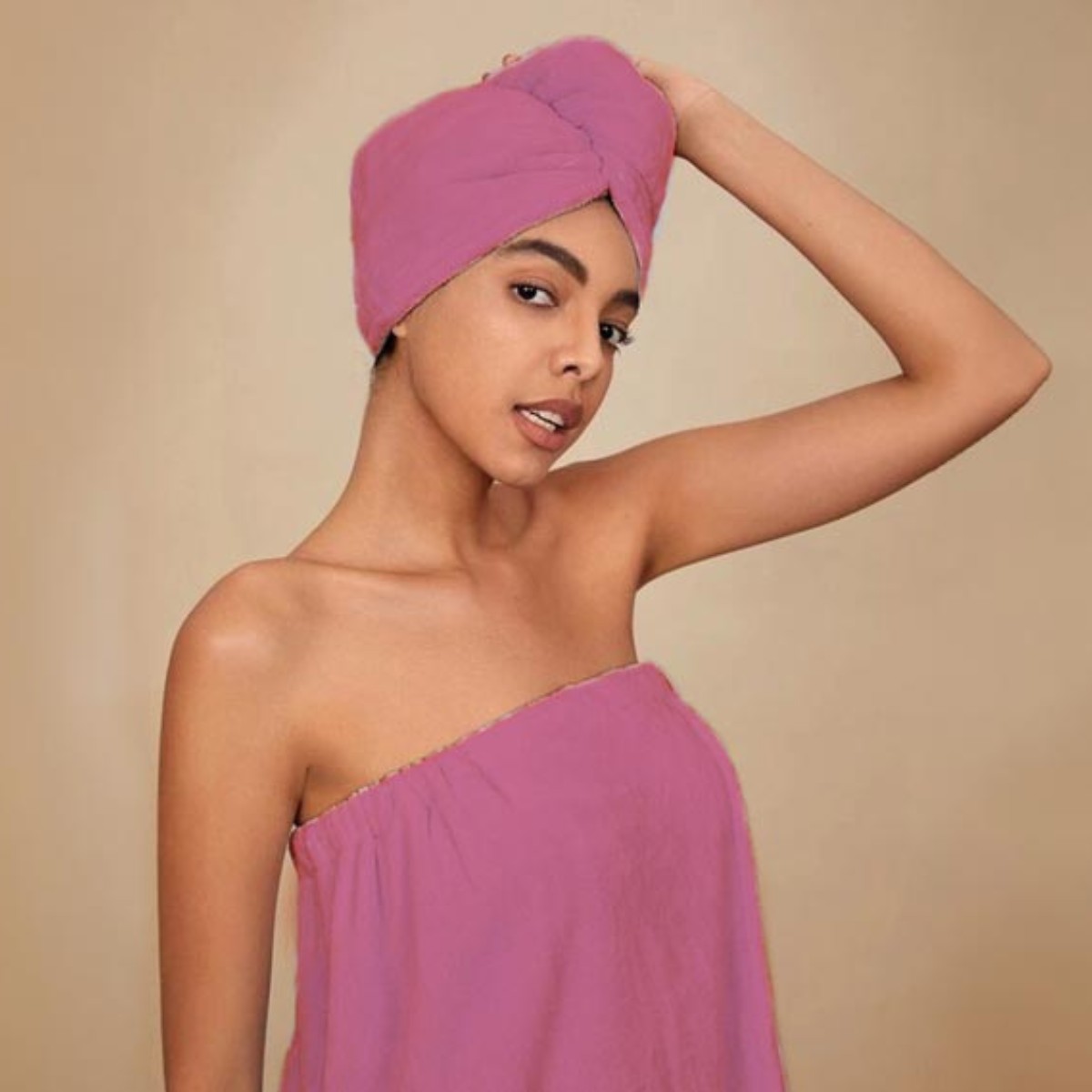 ambiente pink kit saida de banho