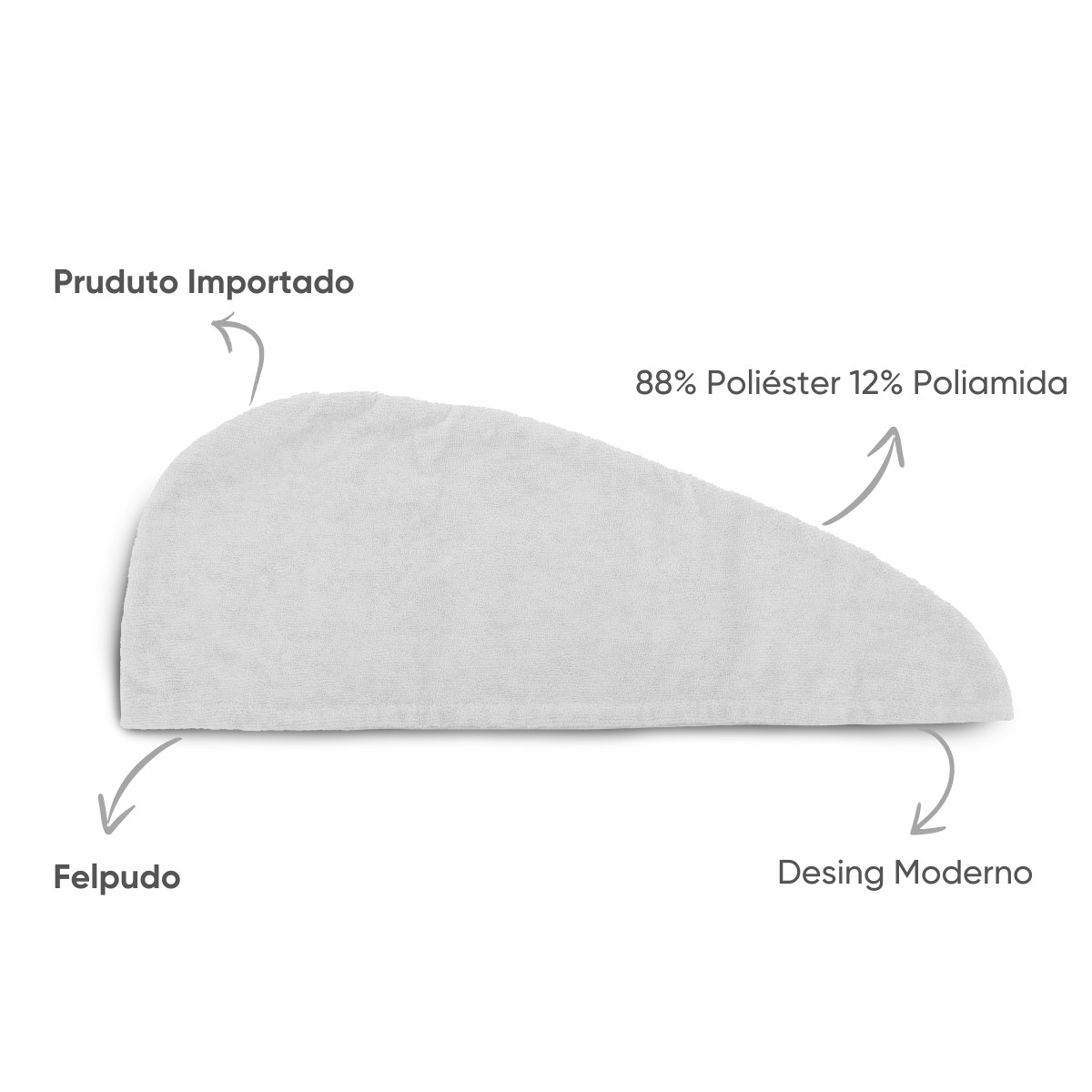 detalhes kit off white touca