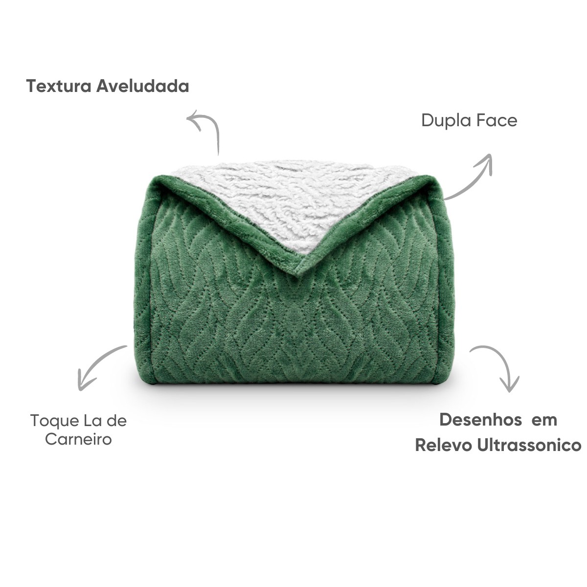 cobertor flannel macio queen magnus appel home rosa doce