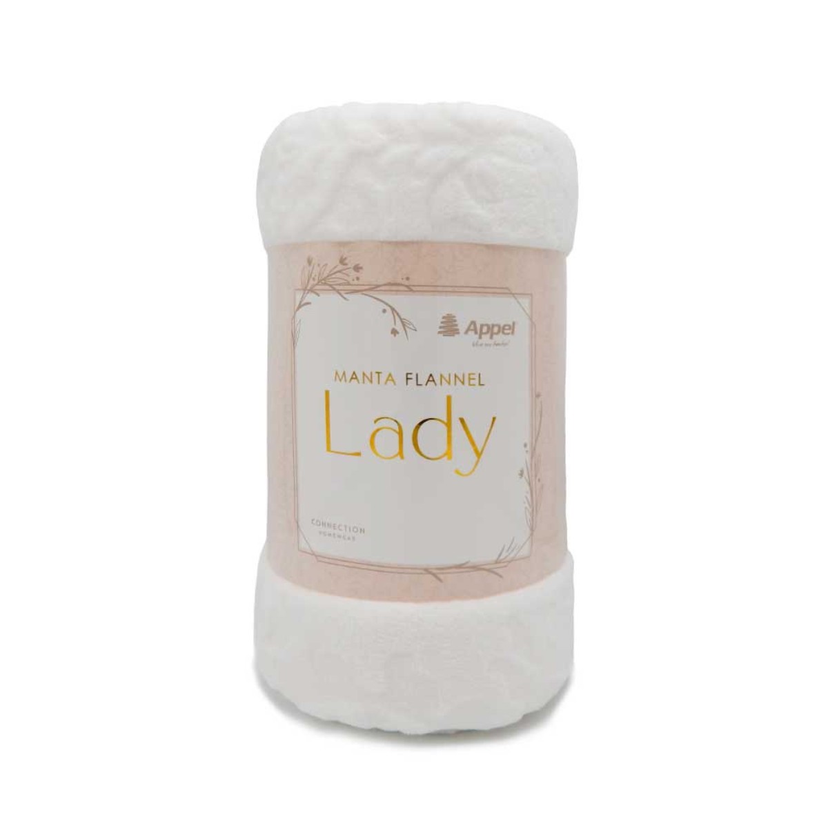 manta flannel lady appel home branco